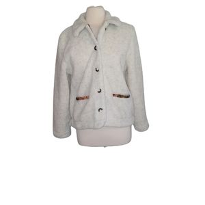 vintage Orvis jacket s coat women's sherpa fleece button-front Outerwear